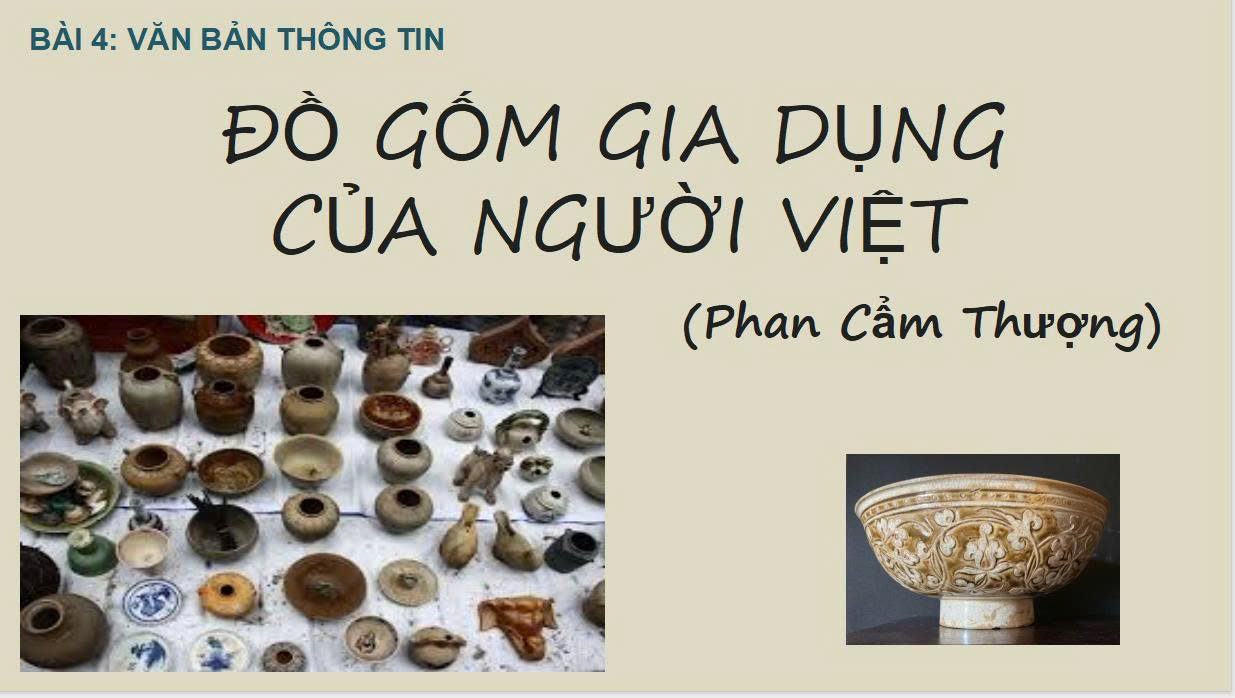 Banner cho bài viết:Bài giảng Đồ gốm gia dụng của người Việt